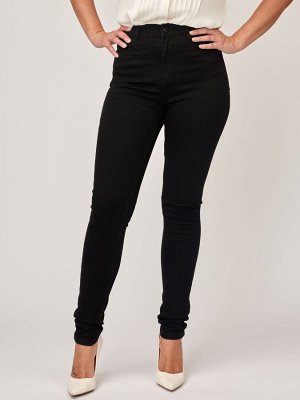 Зауженные черные джинсы (ряд 25-30) арт. K3017-CM61 р. 25,26