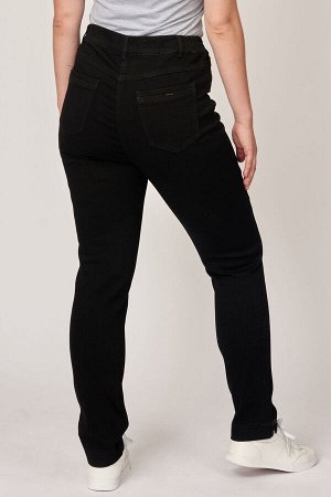Слегка приуженные черные джинсы ЕВРО арт. M-BL73114-4116-7 р.13