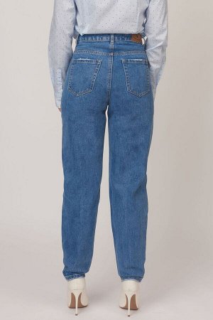 Синие МОМ-джинсы арт. AB622-3 р.25