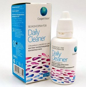 Раствор для жестких контактных линз Daily Cleaner 20 ml