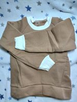 Джемпер какао(св.коричневый)начес