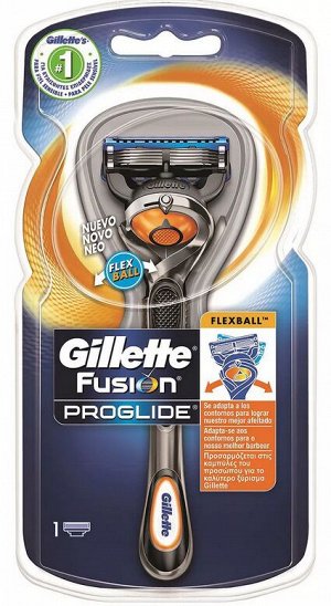 GILLETTE Fusion ProGlide Flexball Бритва с 1 сменной кассетой