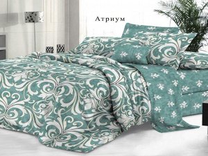 Комплект постельного белья 2-спальный, сатин "Престиж", с Европростыней (Атриум)
