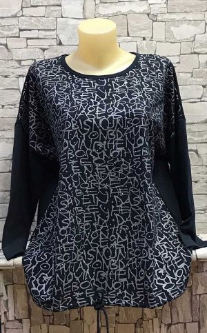 Кофта женская длинна: 60 см состав: 95% cotton 5% spandex