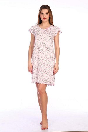 Сорочка ночная женская,мод. 426,трикотаж (Сердечко (розовый))
