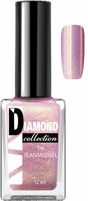 DIAMOND Лак для ногтей 509 Розовый с блестками перламутровый 12мл / 24шт/