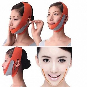 Компрессионная маска- бандаж для коррекции овала лица и второго подбородка.