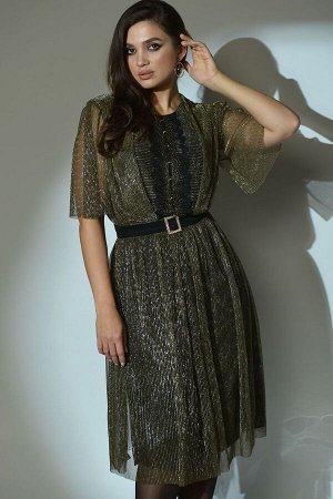 Платье / Angelina 610 золотисто-оливковый