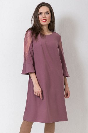 Платье, П-603/1  пудровый