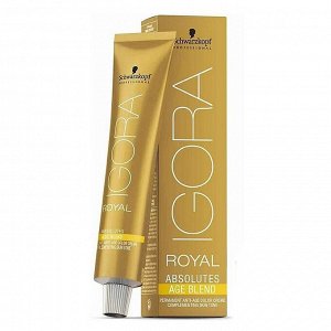 Краска для волос Igora Royal Absolutes AgeBlend 60 мл 7-450 Средний русый бежевый золотистый