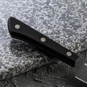 Нож кухонный Samura SHADOW, лезвие 9,9 см, овощной, с покрытием BLACK FUSO
