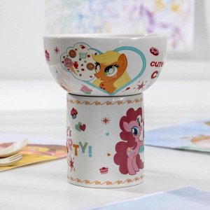 Набор посуды детский Hasbro My Little Pony, 2 предмета: кружка 200 мл, миска 300 мл