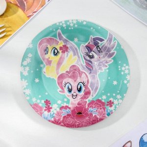 Набор посуды My Little Pony, 3 предмета: кружка 240 мл, миска 18 см, тарелка 19 см