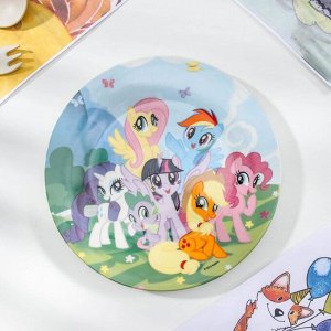 Набор посуды Hasbro My Little Pony, 3 предмета: кружка 240 мл, миска 18 см, тарелка 19 см