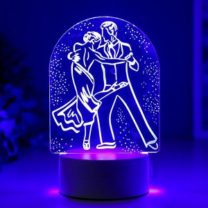 Светильник "Танго" LED RGB от сети 9,5х11,5х18,5 см