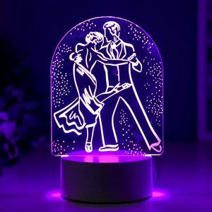 Светильник "Танго" LED RGB от сети 9,5х11,5х18,5 см
