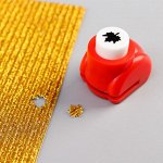 Дырокол фигурный &quot;Кленовый лист&quot; d=1 см МИКС