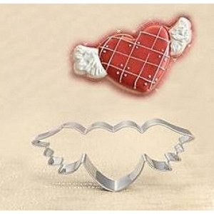 Набор форм для вырезания печенья 2 шт "Сердце с крыльями"