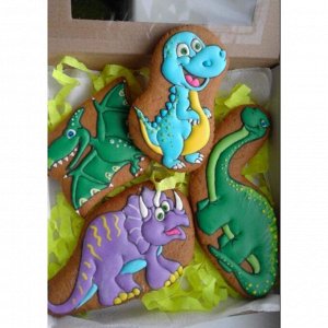 Набор форм для вырезания печенья Динозаврики