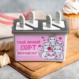 Формочки для мороженого «Твой личный сорт мороженого»