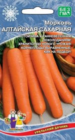 Морковь Алтайская Сахарная (УД) Новинка! (позднеспелая,до25см,самая сладкая,холодостойкая,лежкая)