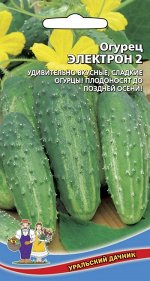 Огурец Электрон 2 (Марс) (ранний,9см,без горечи,не желтеет,хорош в засолке)