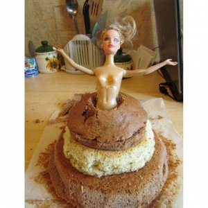 Кукла для торта "Блондинка" 1 шт