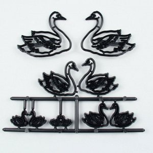 Печать, штамп для мастики, марципана и теста "Лебеди"