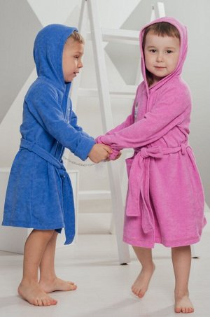 Махровый халат для девочки Takro