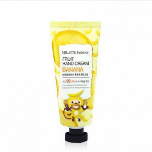 Фруктовый крем для рук Banana Milatte Fashiony Fruit Hand Cream