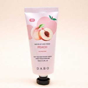 Dabo skin relief hand cream Peach Крем для рук сперсиком