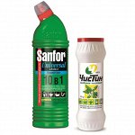SANFOR Универсал &quot;Морской Бриз&quot; 750 мл. + Чистящий порошок 400г. В ПОДАРОК /7/ арт.14513
