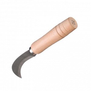 Нож садовый, 18 см, с деревянной ручкой