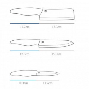 Набор керамических ножей с керамической доской Xiaomi HuoHou
