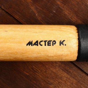 Лопата туристическая «Мастер К» штыковая, 51 см, черная, дерево