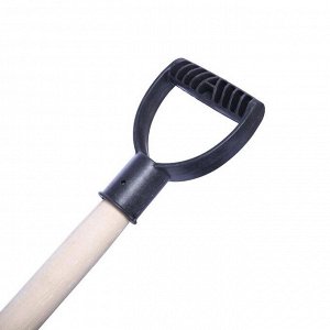 Лопата рудная, сталь, тулейка 40 мм, деревянный черенок, V-образная ручка
