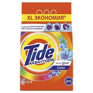 TIDE® Автомат СМС порошок "Color Lenor Scent", 4,5кг