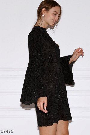 Gepur Черное свободное платье