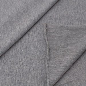 Ткань футер петля с лайкрой 04-12 цвет серый меланж