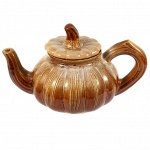 Чайник заварочный керамический &quot;Тыква&quot; 1л, д17см, h15,5см (Россия)
