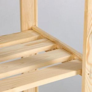 Стеллаж деревянный усиленный 180x84x37,5см, 5 полок