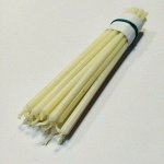 Свеча восковая часовая белая