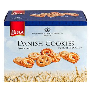 печенье BISCA Danish Cookies 375 г 1 уп.х 10 шт.