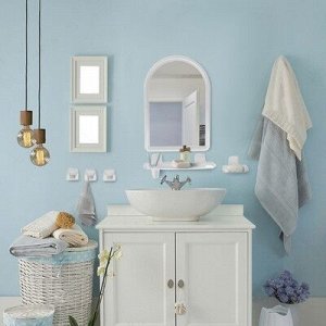 Набор для ванной комнаты "Berossi 56", цвет белый