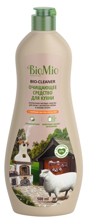 Ср-во чистящее д/кухни BioMio BIO-KITCHEN CLEANER Экологичное Апельсин 500 мл