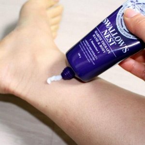 Крем для рук и тела с экстрактом ласточкиного гнезда Deoproce Swallow's Nest Marine Therapy Hand & Body, 100г