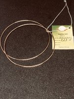 Серьги конго из серебра с позолотой