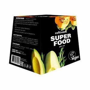 Подарочный набор Super Food (Скраб д/лица 50мл+3 маски д/лица по 10мл+Гель д/лица и зоны декольте 50 мл)
