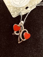 Серьги из серебра с позолотой