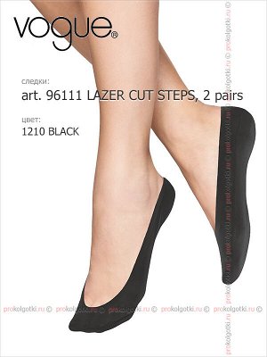 VOGUE, art. 96111 LAZER CUT STEPS, 2 pairs